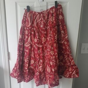 Sonoma small 4 tiered midi skirt